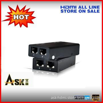 HDMI Extender 60m by two CAT5e/6 Cable,Transimitter+Receiver,Support H